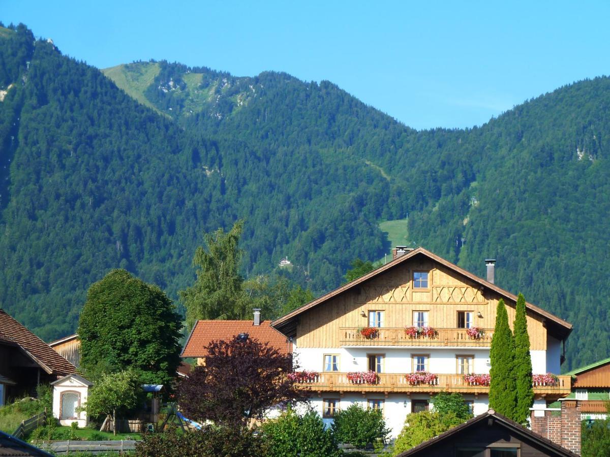 Ferienwohnung Zum Heisn Lenggries Exterior foto